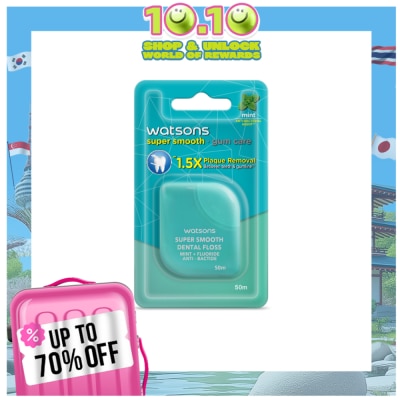 WATSONS Love My Smile Dental Floss with Refill 50m - Mint