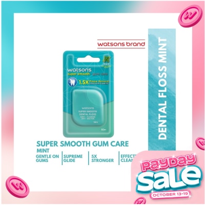 WATSONS Love My Smile Dental Floss with Refill 50m Mint image