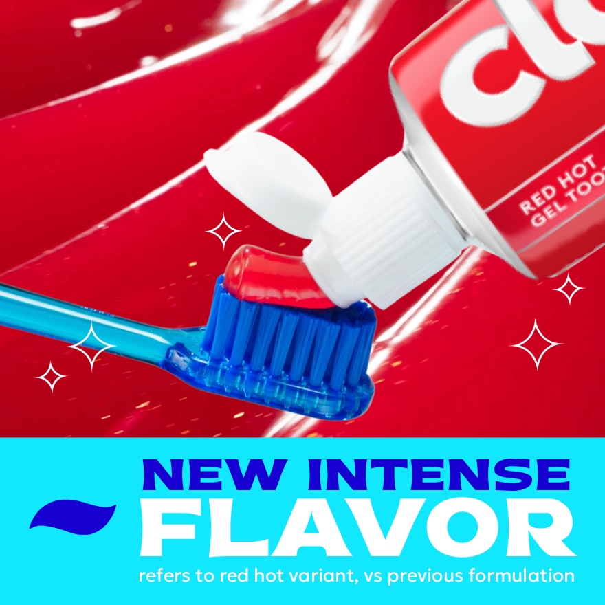 CLOSEUP Gel Toothpaste Antibacterial Zinc Red Hot 120g Twin Pack