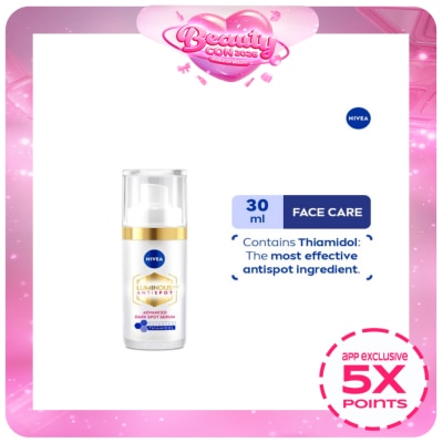 NIVEA - NIVEA Face Care LUMINOUS 630 SPOTCLEAR Serum for dark spots with hyalluronic acid + vitamin e 30ml