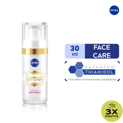 NIVEA NIVEA Face Care LUMINOUS 630 SPOTCLEAR Serum for dark spots with hyalluronic acid + vitamin e 30ml