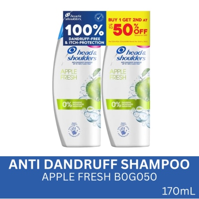 HEAD N SHOULDERS HEAD N SHOULDERS Shampoo Apple Fresh 170ML BOGO50