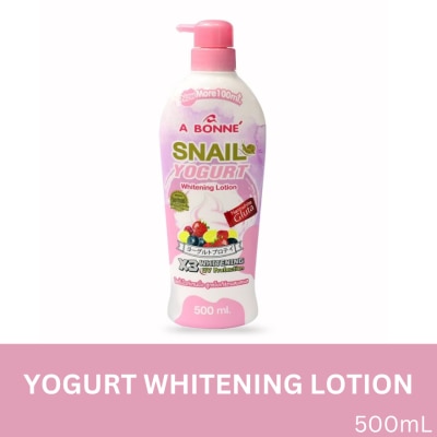 A BONNE ABONNE SNAIL YOGURT WHITENING LOTION 500ML