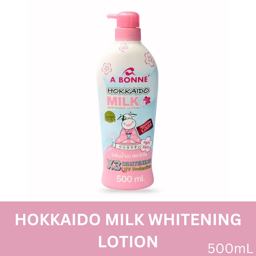 ABONNE HOKKAIDO MILK WHITENING LOTION 500ML