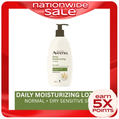 AVEENO Aveeno Daily Moisturizing Body Lotion 532ml - Moisturizing Lotion for Normal to Dry/Sensitive Skin