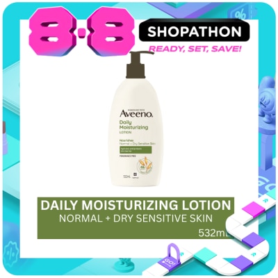 AVEENO - Aveeno Daily Moisturizing Body Lotion 532ml - Moisturizing Lotion for Normal to Dry/Sensitive Skin image