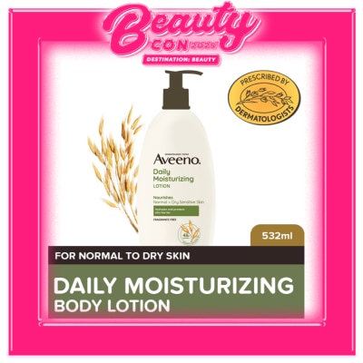 AVEENO Aveeno Daily Moisturizing Body Lotion 532ml - Moisturizing Lotion for Normal to Dry/Sensitive Skin