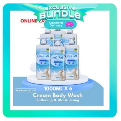 WATSONS - WATSONS love my skin goat scented cream body wash 6s 1000ml