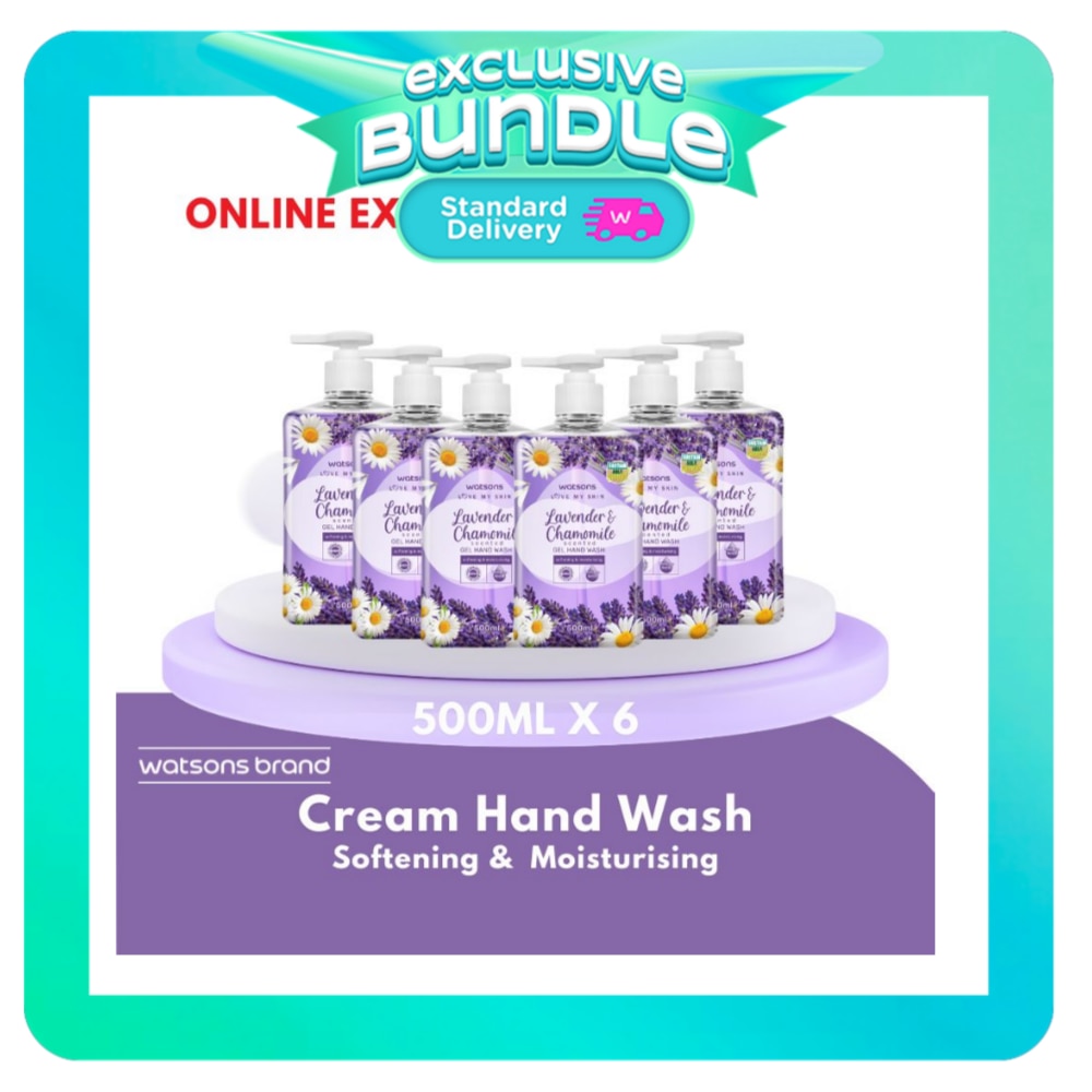 WATSONS love my skin Lavander & chamomile scented gel hand wash 6s 500ml image
