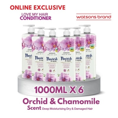 WATSONS WATSONS love my hair noursh & repair keratin booster orchid & chamomile 6s 1L