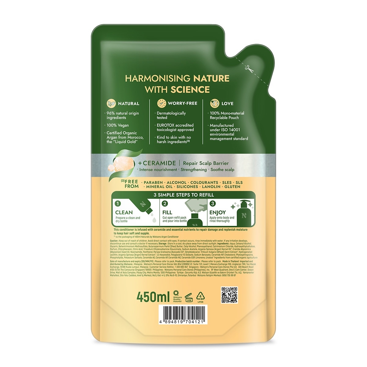 Argan Conditioner Refill 450ml