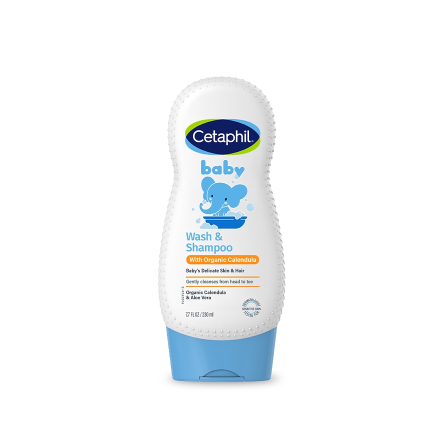 Baby Wash and Shampoo with Organic Calendula 230 ml