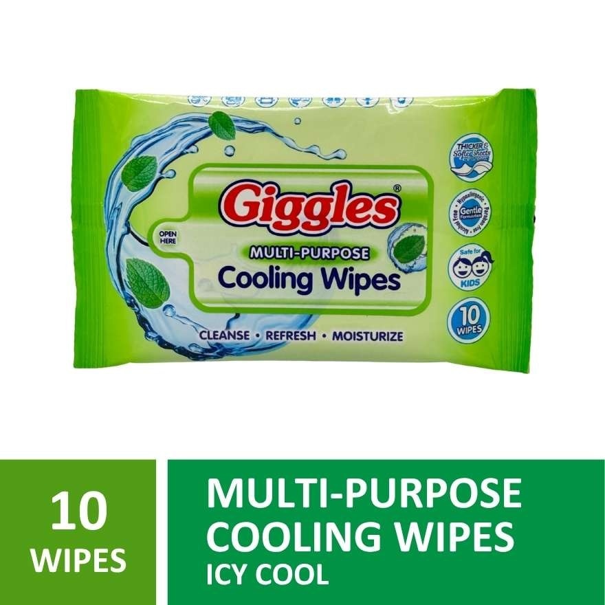 GIGGLES Multi-purpose Cooling Wipes 10W