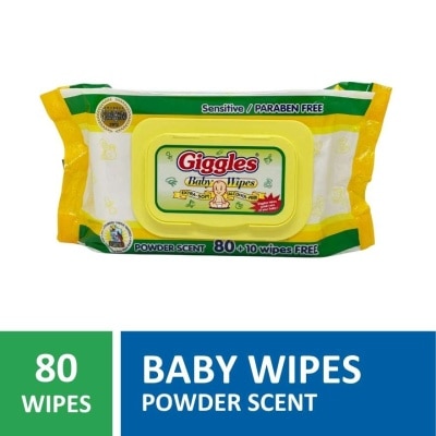 GIGGLES Baby Wipes Powder Scent 80s