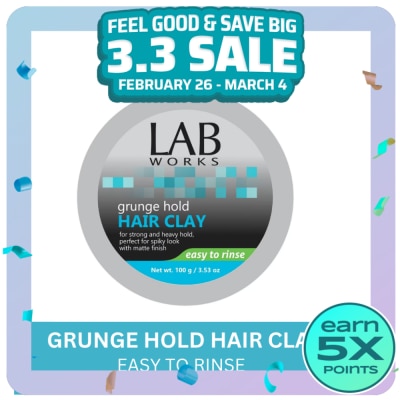 LABWORKS LABWORKS Grunge Hold Hair Clay 100g
