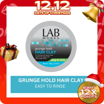 LABWORKS LABWORKS Grunge Hold Hair Clay 100g