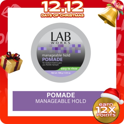 LABWORKS LABWORKS POMADE MANAGEABLE HOLD 100G