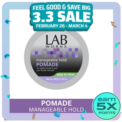LABWORKS LABWORKS POMADE MANAGEABLE HOLD 100G