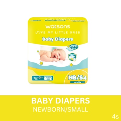 WATSONS Love My Little Ones Baby Diaper Newborn Small 4s