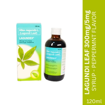 LAGUNDEX Lagundex Soothing Mint Forte Syr 120Ml