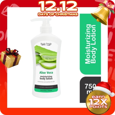 BODY TREATS ALOE VERA MOISTURIZING BODY LOTION