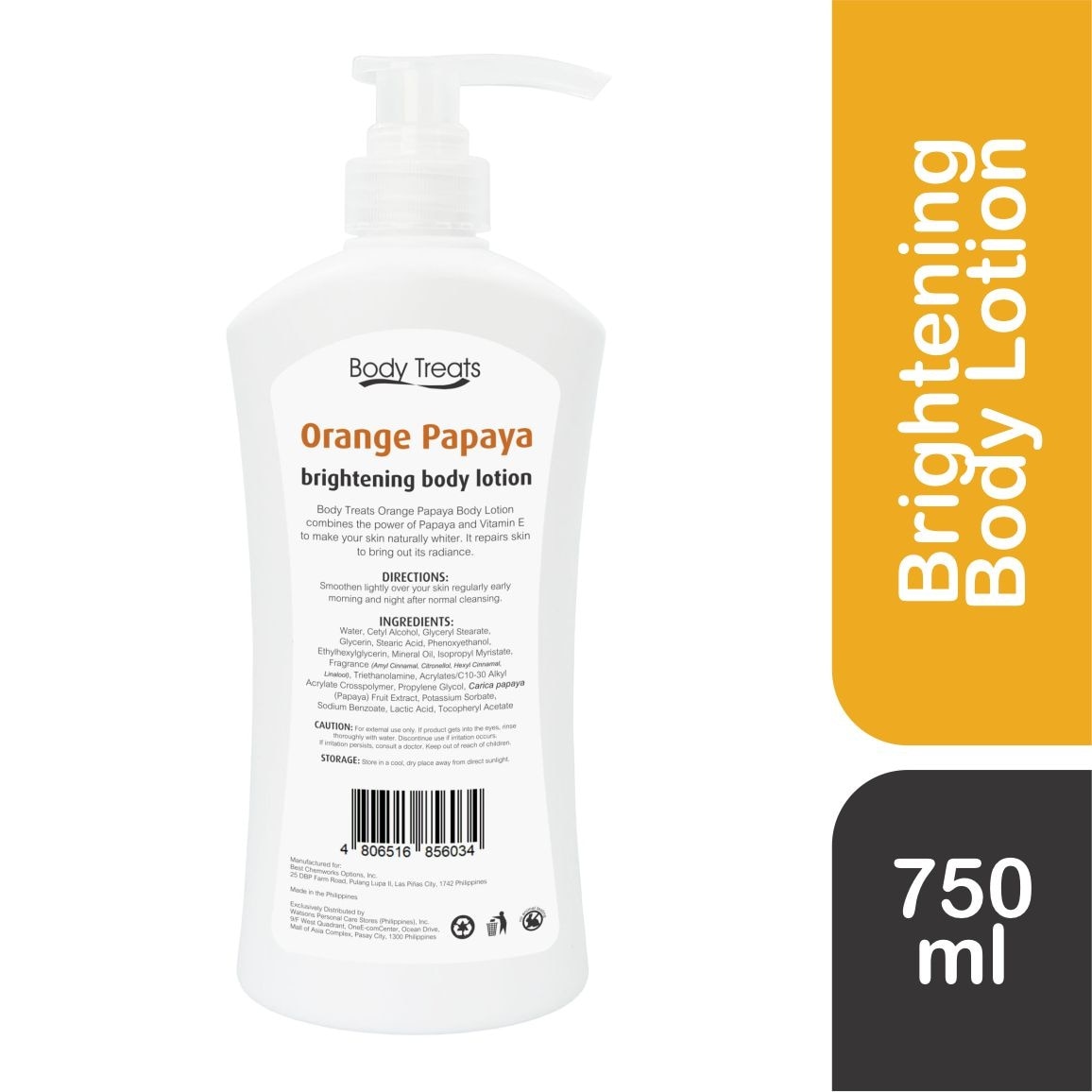 ORANGE PAPAYA BRIGHTENING BODY LOTION