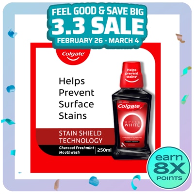 COLGATE Optic White Mouthwash 250ml