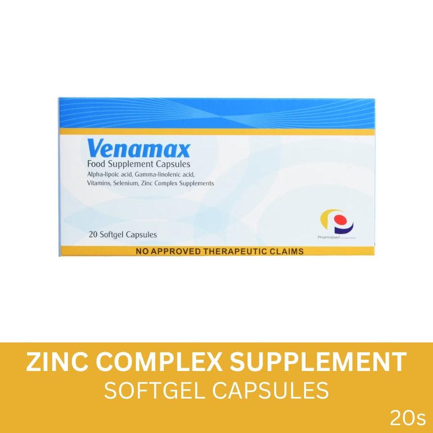 Food Supplement Capsules 20 Softgel Capsules