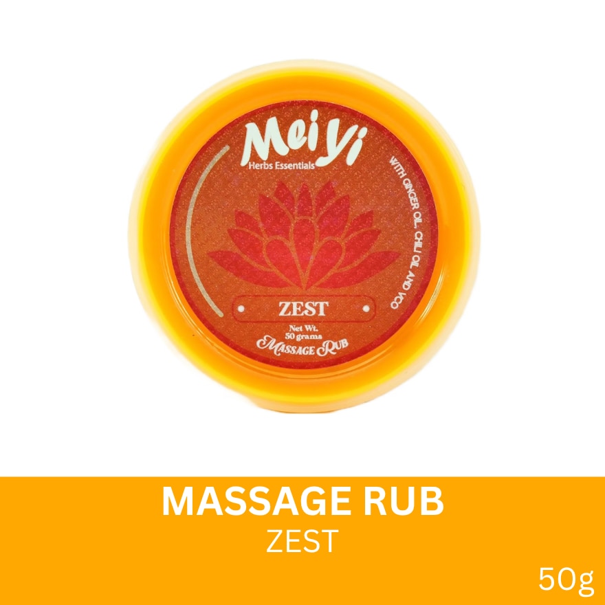 Massage Rub Zest 50g