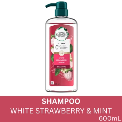 HERBAL ESSENCES Shampoo White Strawberry and Sweet Mint 600ml