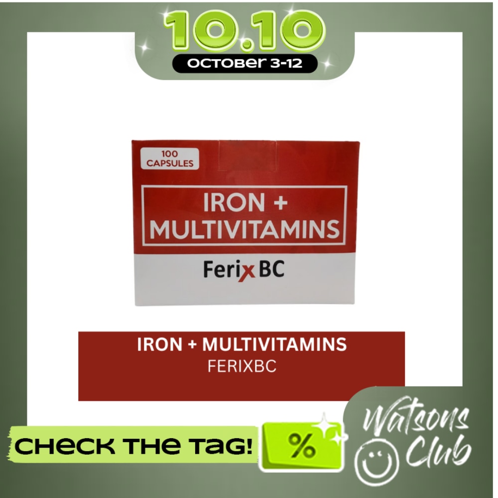Iron + Multivitamins 1s (sold per piece) image