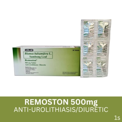 REMOSTON - Blumea balsamifera L. + Sambong Leaf 500mg 1 Tablet (sold per piece)