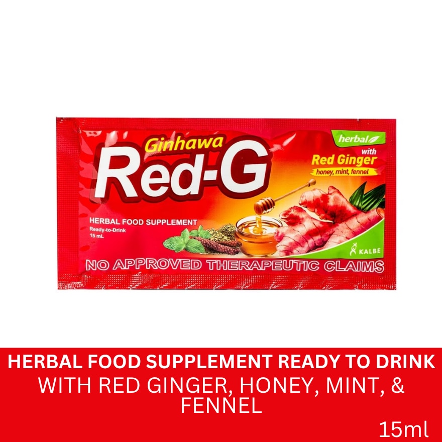 GINHAWA RED G Herbal Food Supplement Ready to Drink 15mL