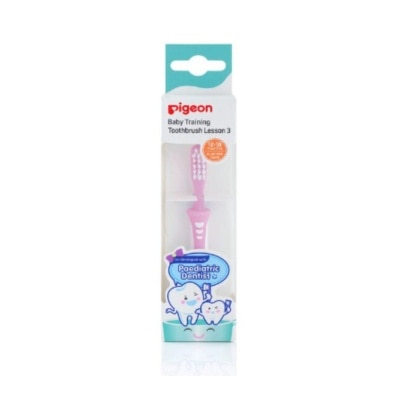 PIGEON Pigeon Training Toothbrush Lesson 3 Pink