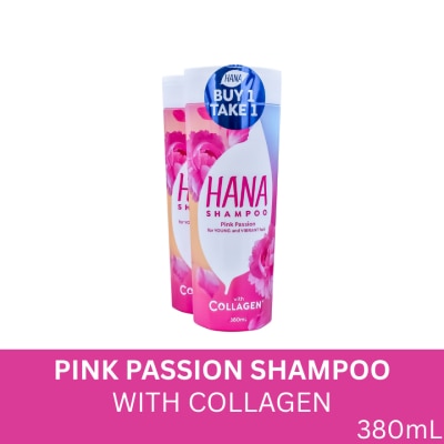 HANA Hana Shampoo Pink Passion 380ml Buy 1 Take 1