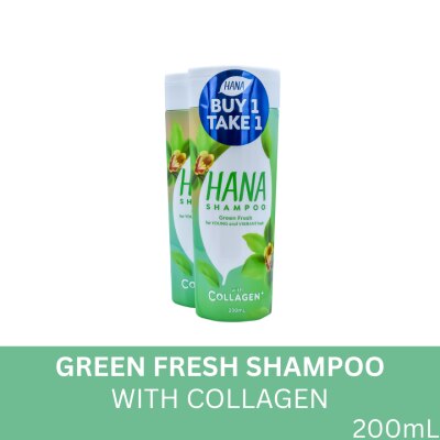 HANA Hana Shampoo Green Fresh 200ml Buy 1 Take 1