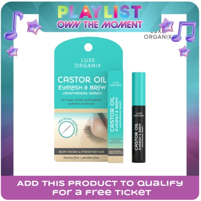 LUXE ORGANIX - Castor Oil Dual Tip Eyelash & Brow Growth Serum 12ml