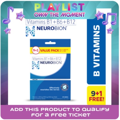 NEUROBION - Vitamins B1+B6+B12 9+1 Value Pack
