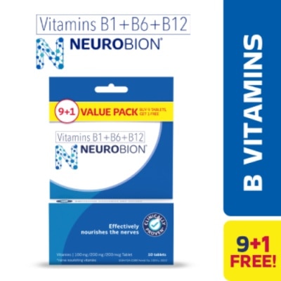 NEUROBION Vitamins B1+B6+B12 9+1 Value Pack