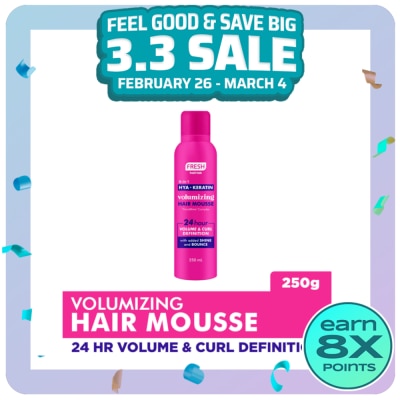 FRESH FRESH Hairlab 6 in 1 Hya+Keratin Volumizing Hair Mousse 250mL