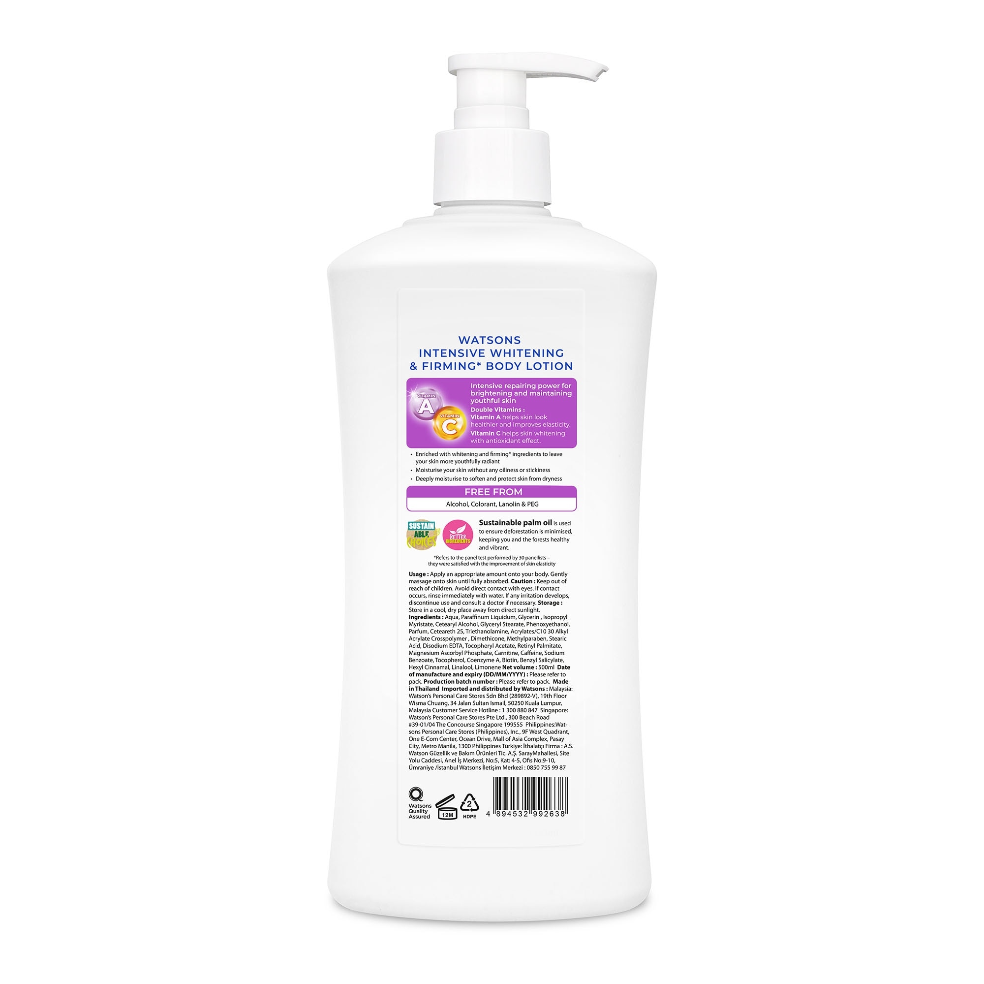 Intensive Whitening and Firming Body Lotion 500ml