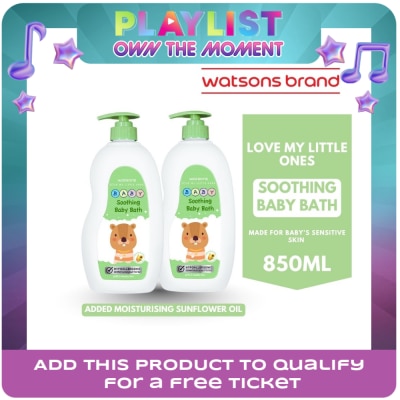 WATSONS - Love My Little Ones Baby Soothing Baby Bath pH 5.5 850ml
