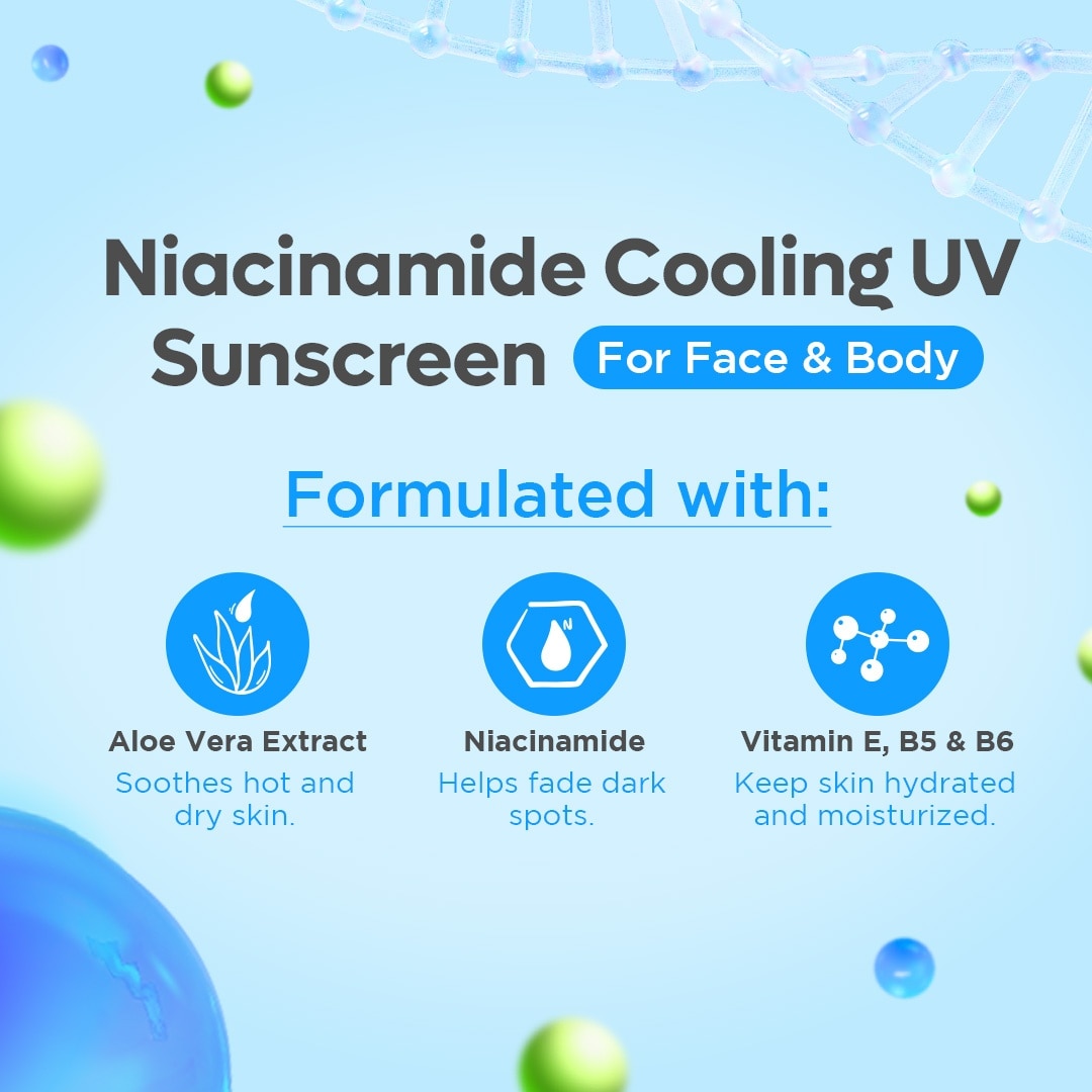 FRESH Skinlab Jeju Aloe Ice 3 in 1 Niacinamide Cooling UV Sunscreen 50ml