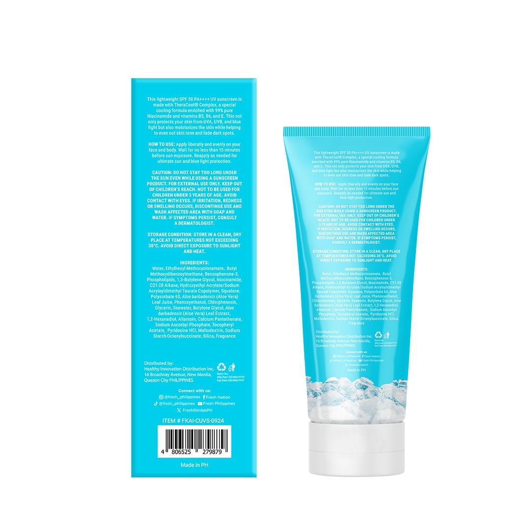 FRESH Skinlab Jeju Aloe Ice 3 in 1 Niacinamide Cooling UV Sunscreen 50ml
