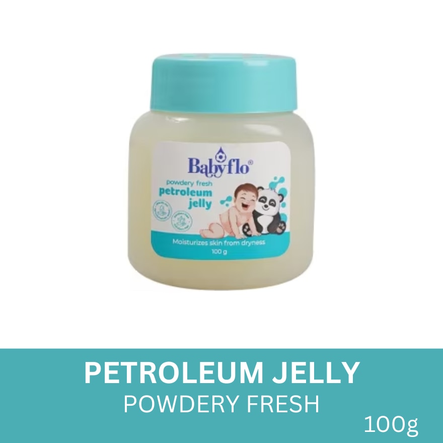 Babyflo Petroleum Jelly - Powdery Scent 100G