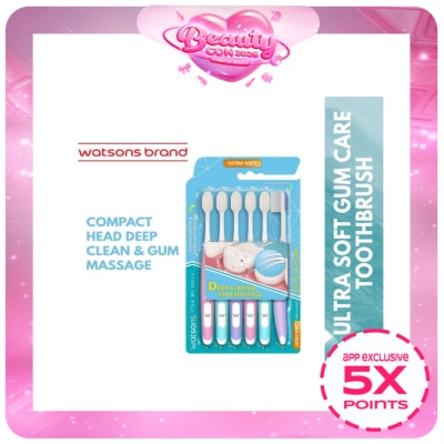 WATSONS - WATSONS Slim Soft Gum Care Toothbrush Ultra 6s