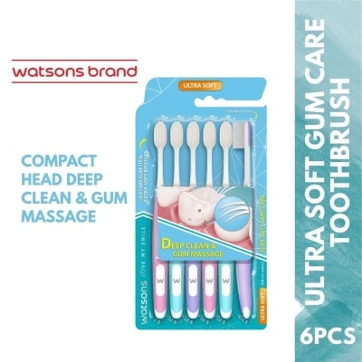 WATSONS WATSONS Slim Soft Gum Care Toothbrush Ultra 6s