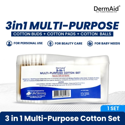 DERMAID 3-in-1 Multipurpose Cotton Set