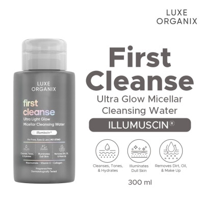 LUXE ORGANIX - Whitening Repair Ultra Light Glow Micellar Cleansing Beauty Water 300mL