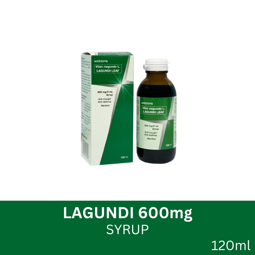 WATSONS LAGUNDI SYRUP 600MG X 120ML